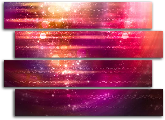 Модульная картина "Свечение"