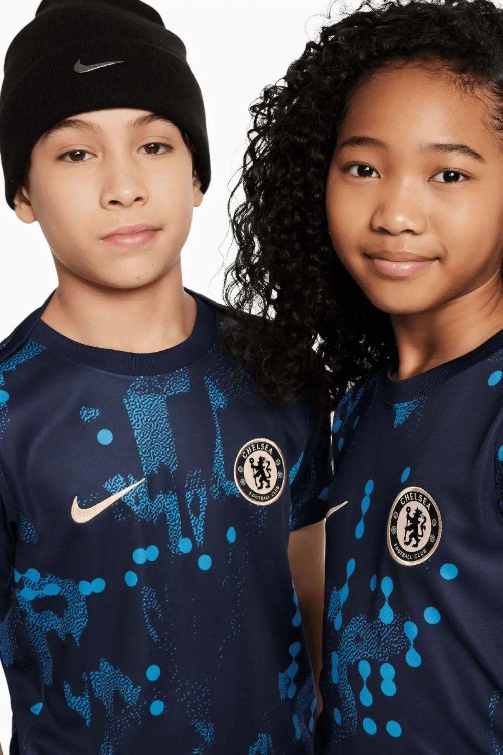 Футболка Nike Chelsea FC 24/25 Pre-Match Junior - темно-синий