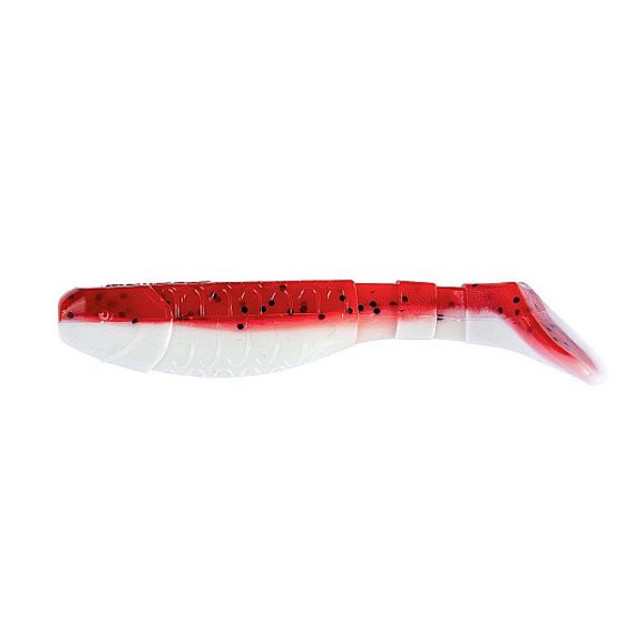 Виброхвост Chubby 3,55&#39;/9 см Red &amp; White 5шт. (HS-4-003) Helios