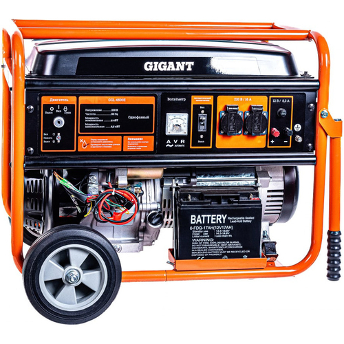 Бензиновый генератор Gigant GGL-6500E 16694946