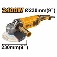 Угловая шлифовальная машина 230мм 2400 Вт INGCO AG24008 INDUSTRIAL