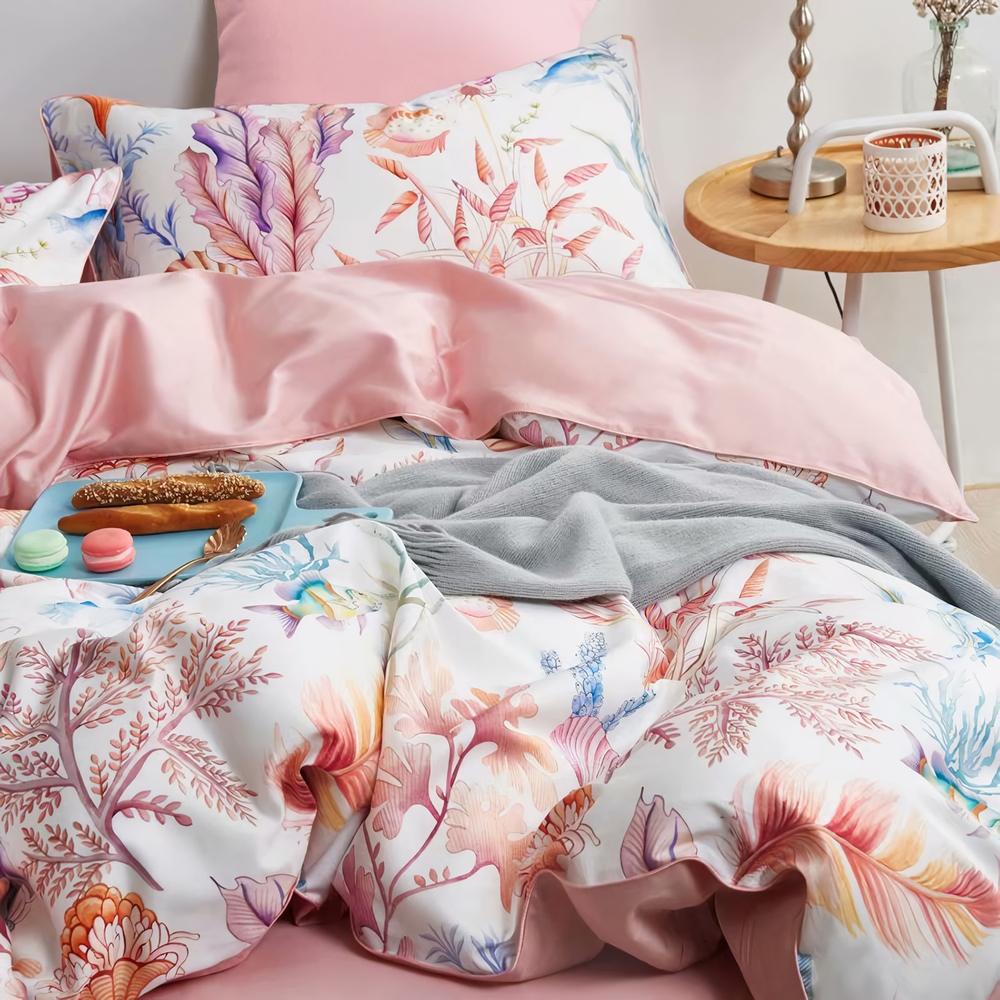 Комплект постельного белья Сатин Премиум на резинке CPAR012