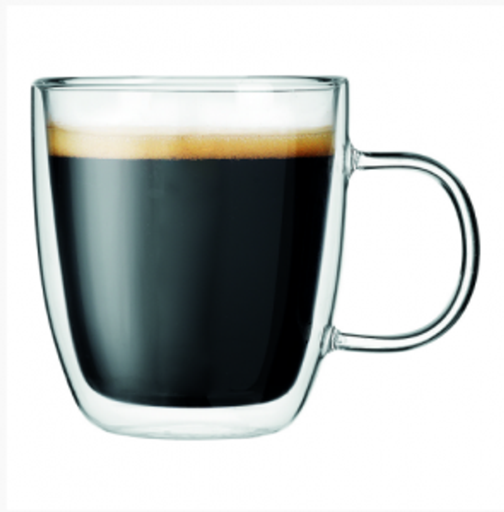 Набор кружек 2шт*310 мл, термостойкое стекло, двойные стенки, P.L.