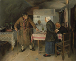 "Ссора из-за карт", Маковский В. Е., картина для интерьера (репродукция)