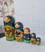 Матрешка "с курочкой" традиция 5мест