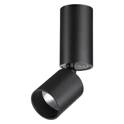 359317 OVER NT24 370 черный Светильник накладной светодиодный IP20 LED 10W 85-265V 3000K 1100Лм TUBO