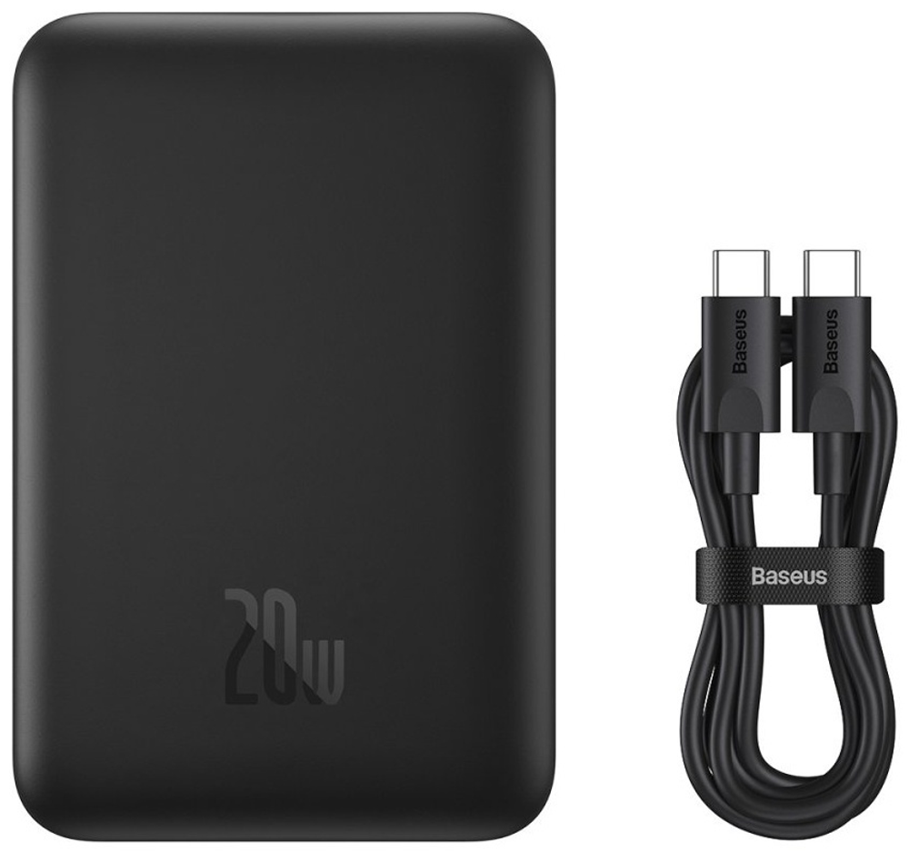 Внешний аккумулятор Baseus Magnetic Mini PPCX030001 10000 мАч черный