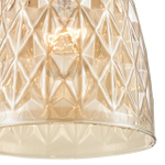 8056/1A SUSPENTIONI LN25 311 черный/амбер металл/стекло Подвесной светильник E27 1*60W 220V ELENIKA