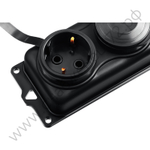 ЗУБР КГ 325-Ш3 КГ 3х2.5 IP44, 15м 3гн. 4000ВтСиловой удлинительПрофессионал, (55024-15)