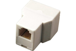 Телефонный двойник REXANT utp, rj-14 (6p4c) (гнездо - 2 гнезда) 50 шт 03-0032