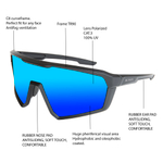 Спортивные очки OCEAN Jakar Matt Black /  Polarized lenses