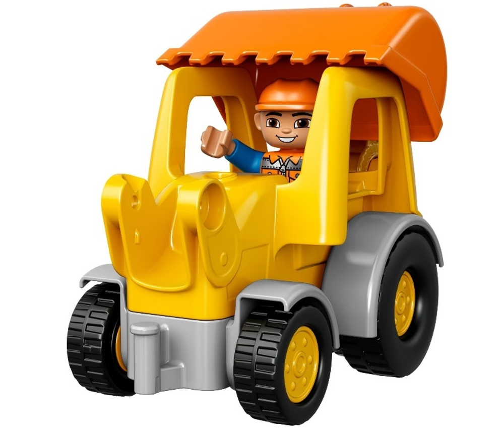 LEGO Duplo: Экскаватор-погрузчик 10811 — 10811 Backhoe Loader — Лего Дупло