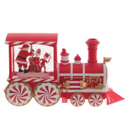 GAEM Изделие декоративное "Паровоз" (подсветка, вьюга, AAх3 н/п) L32 W11 H16 см