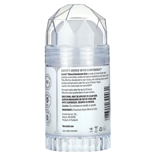 CRYSTAL, минеральный дезодорант-карандаш, без запаха, 120 г (4,25 унции)