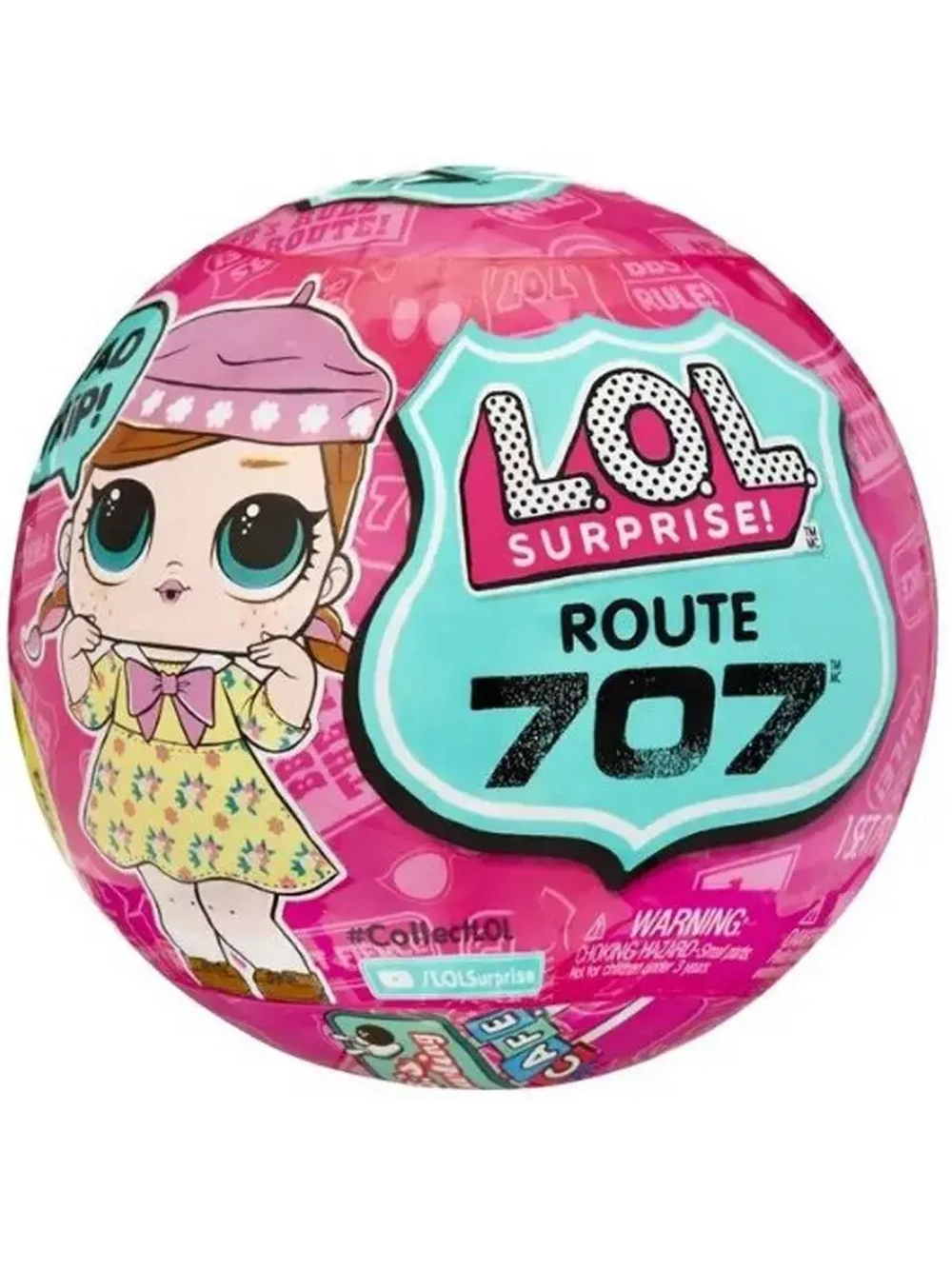 Кукла Лол Сюрприз в шаре Lol Route 707 маленькая оригинал