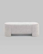 Банкетка Taks букле светло-серый