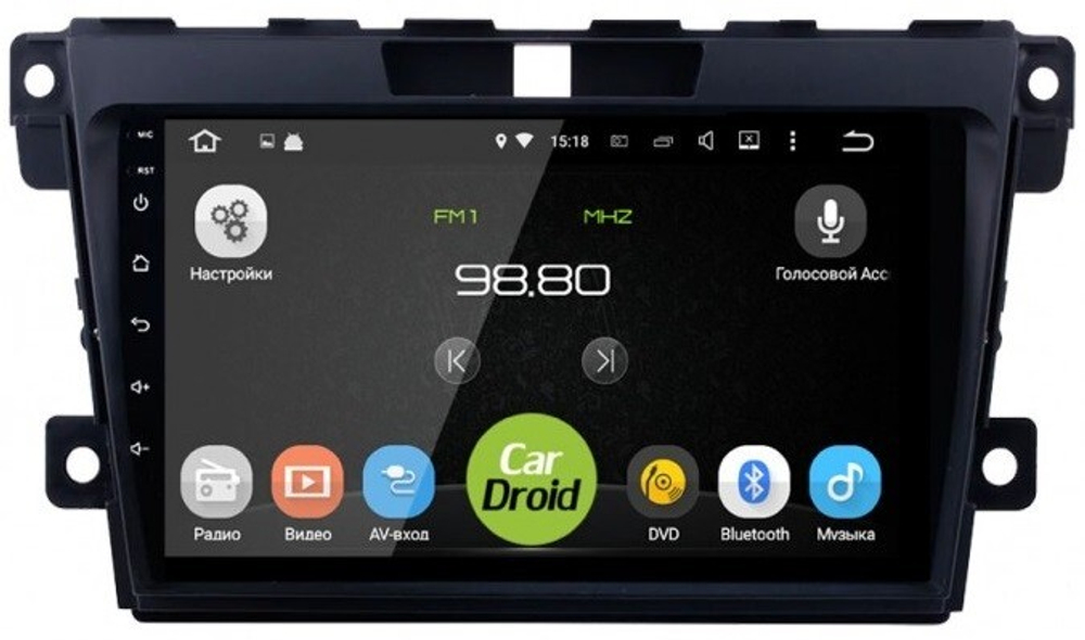 Магнитола для Mazda CX-7 2006-2012 - Roximo RM-2402 Android 12, 8-ядер, 4/64Гб, SIM-слот