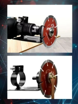 Мини станок для пильного точильного или отрезного диска из электродрели с 1 диском