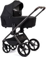 Детская коляска Peppy Monaco Thermo 3 в 1 с автокреслом First Black