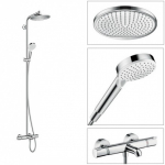 Душевая система с термостатом для ванны Hansgrohe Crometta S Showerpipe 240 1jet 27320000