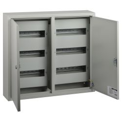 Корпус металлический навесной ЭРА ЩРН-72 2-х дверный (540х600х120) IP31 УХЛЗ серый