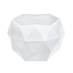 Кашпо "Топаз" (1,2л.) Цв. Белый