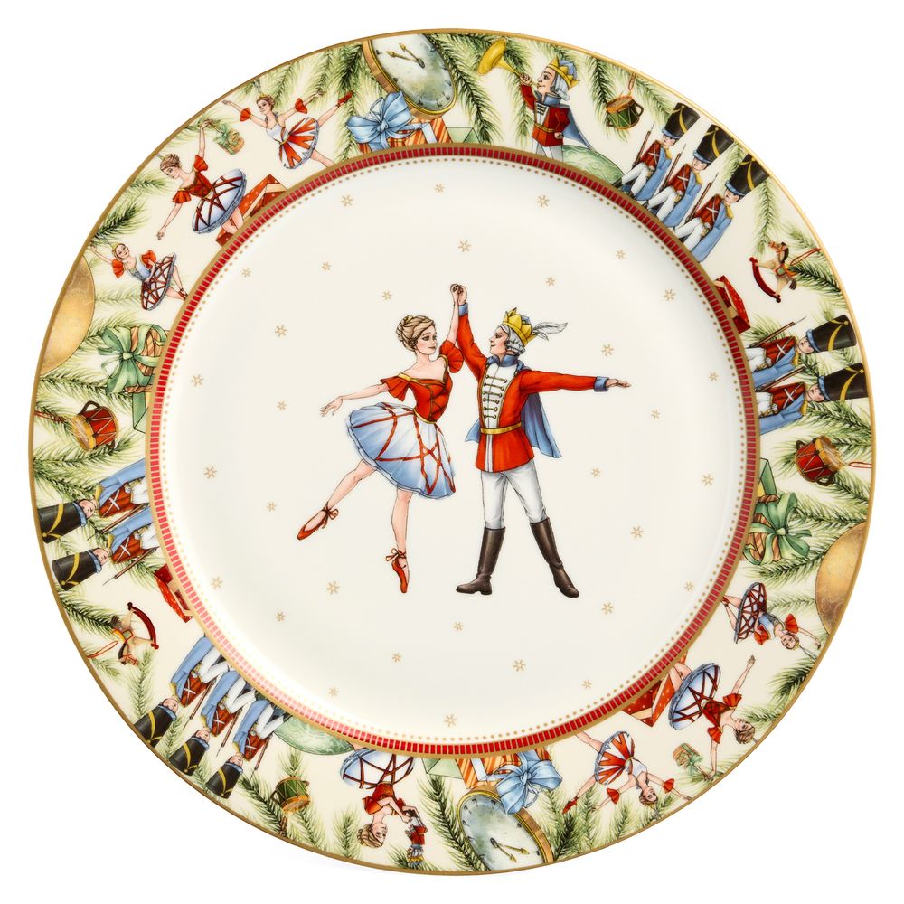 ТАРЕЛКА ЗАКУСОЧНАЯ LEFARD "ЩЕЛКУНЧИК" 27 СМ (КОР=18ШТ.)