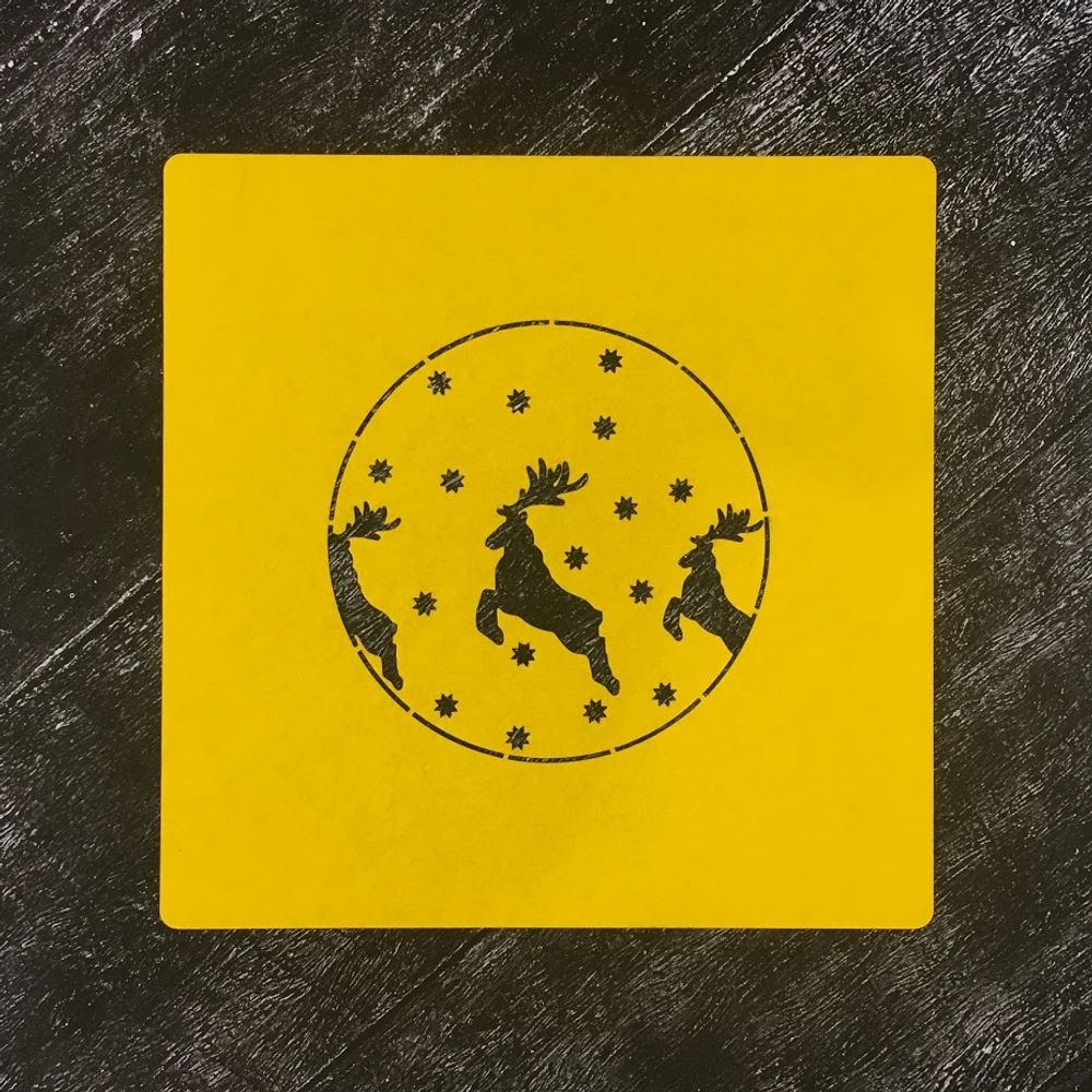 Олень №4 в шарфике