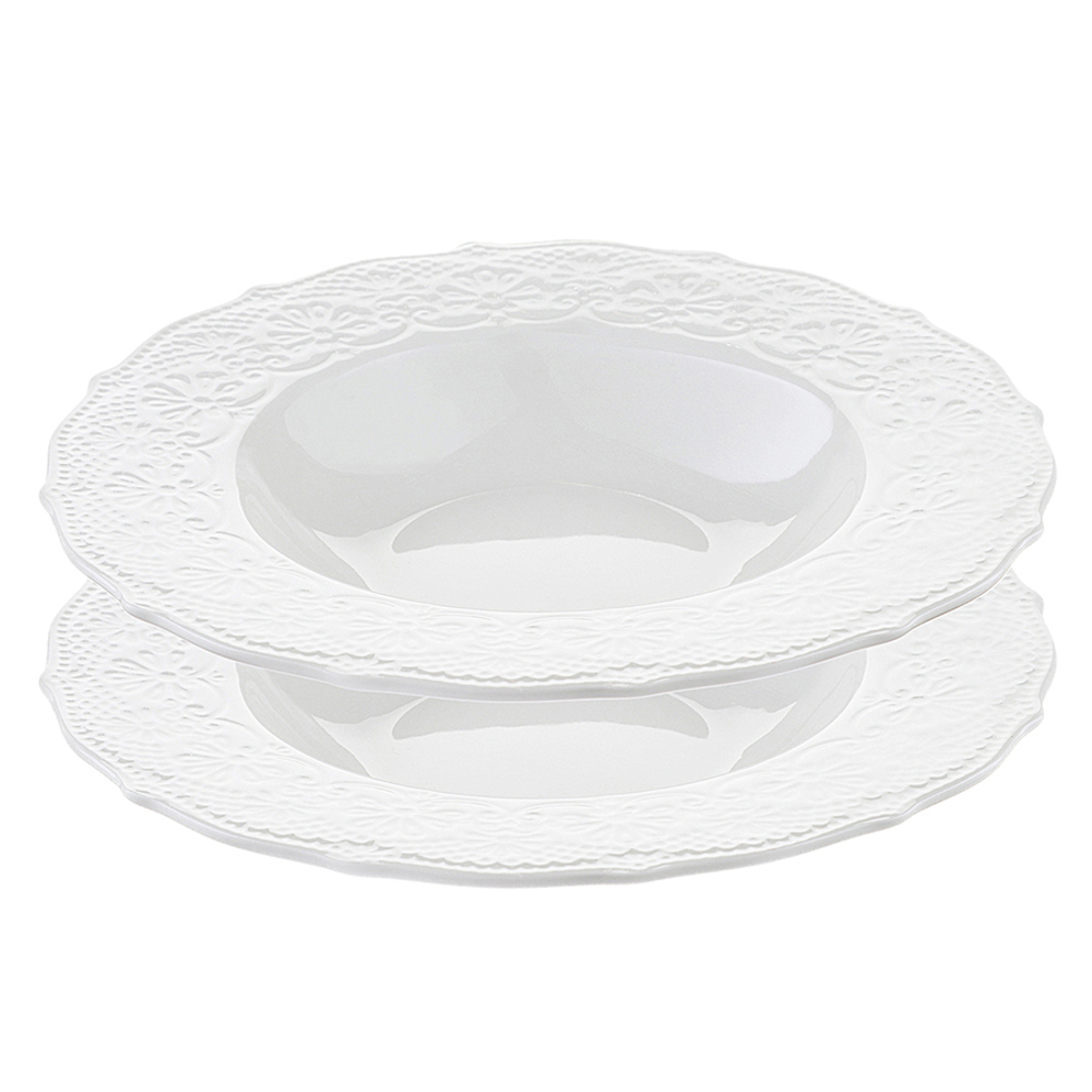 Набор суповых тарелок Tracery, d=22 см, 2 шт.