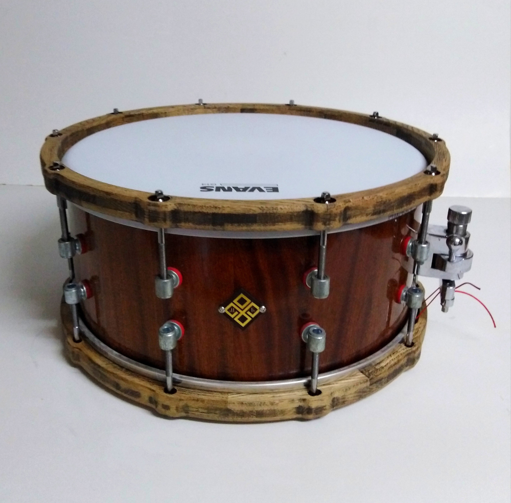 MBsp-d 1465-10 Малый барабан, сапеле 14х6,5", цвет натуральный, Мастерская Бехтеревых