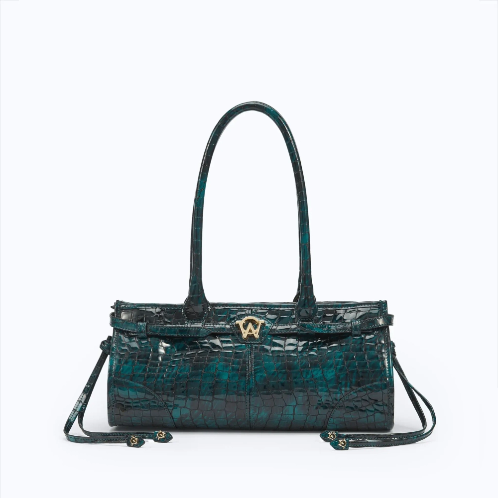 MANC КОЖАНАЯ СУМКА "BABY JANE", ИЗУМРУДНЫЙ