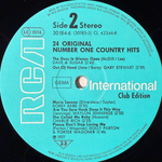 Сборник 24 Original Number One Country Hits 2LP (Германия 1983г.)