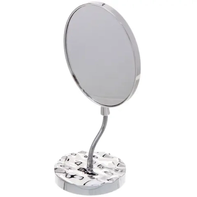 Зеркало настольное «ЭЛАНТРА», овал, цвет хром, 30,5*14,5