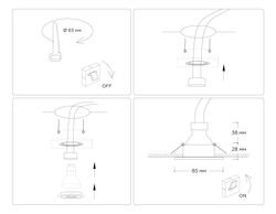 Ambrella Светильник встраиваемый Standard Tech TN102456