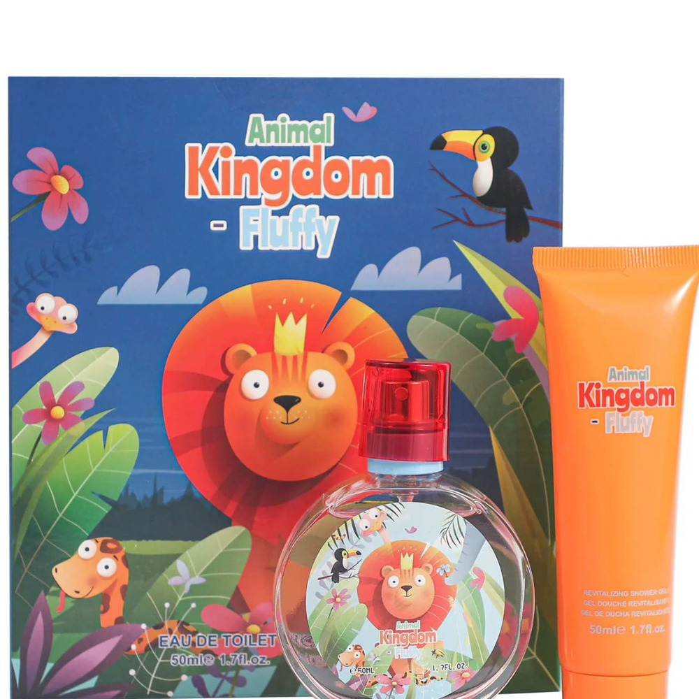 Детский парфюмерный набор 2в1 Animal Kingdom Fluffy (вода 50мл гель для душа 50мл)