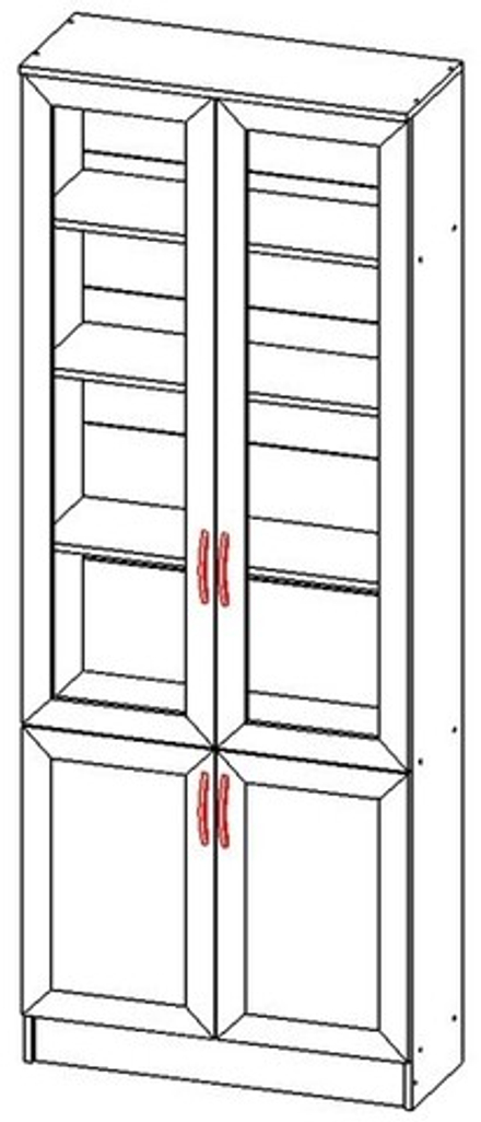 Шкаф 800 Принцесса ПРН 23