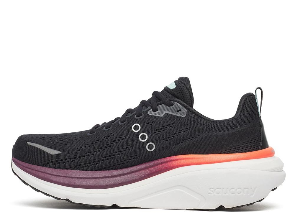 Кроссовки для бега мужские Saucony Hurricane 25 M Черно-Оранжевые