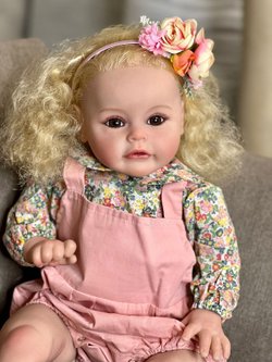 Кукла Реборн мягконабивная 60см в пакете (FA-026)