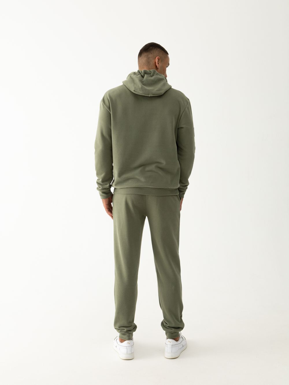 Костюм мужской спортивный (без начеса). Олива