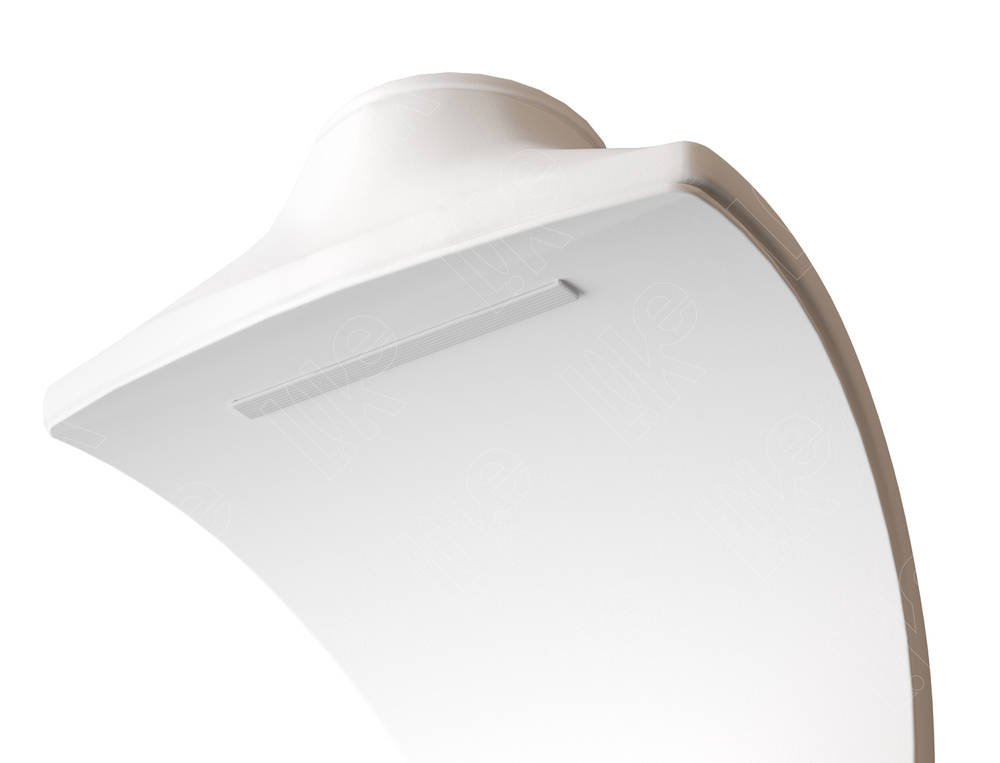 Бюст объемный изогнутый серия Романc/ф.№5 (резинка)/Н-200 мм.