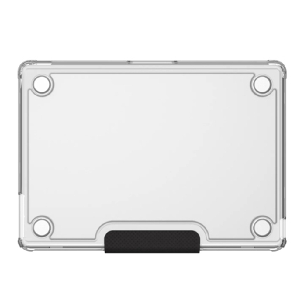Защитный чехол-накладка UAG [U] Lucent для MacBook Air 13 дюймов (M2–M3, 2022 и новее) «Прозрачный лёд»/Чёрный | Ice/Black