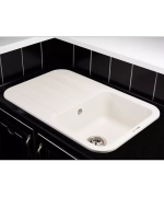 Кухонная мойка Kuppersberg LIRA 1B1D WHITE фото 2