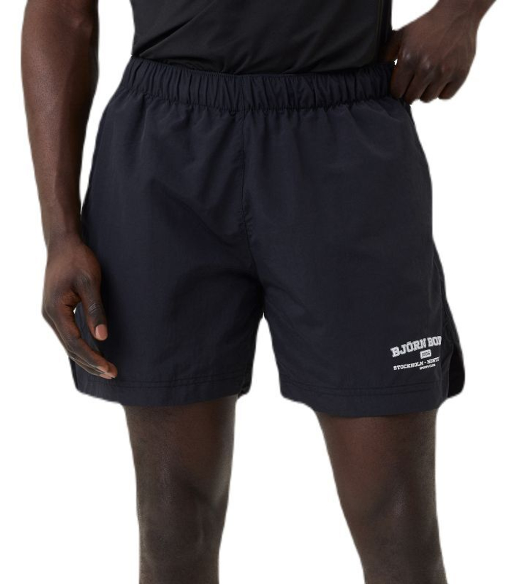 Мужские теннисные шорты Björn Borg Borg Training Shorts - black beauty