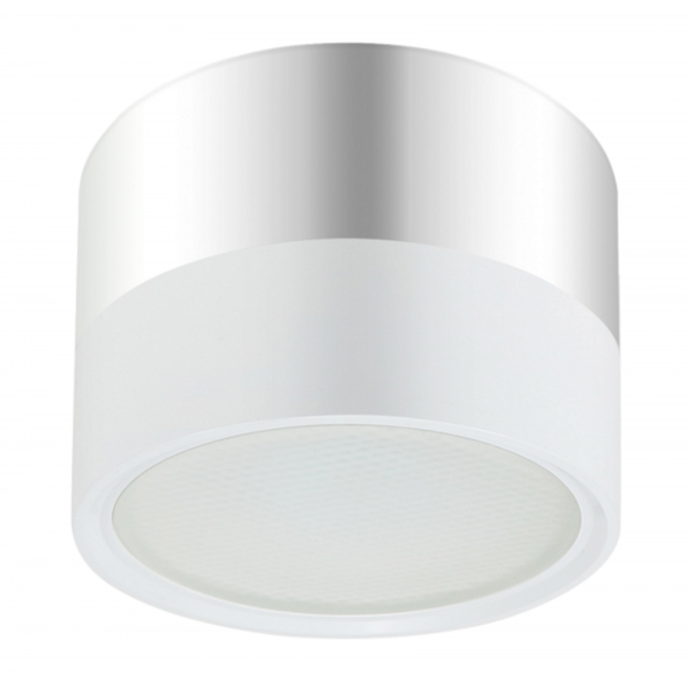 OL7 GX53 WH/CH Подсветка ЭРА Накладной под лампу Gx53, алюминий, цвет белый+хром