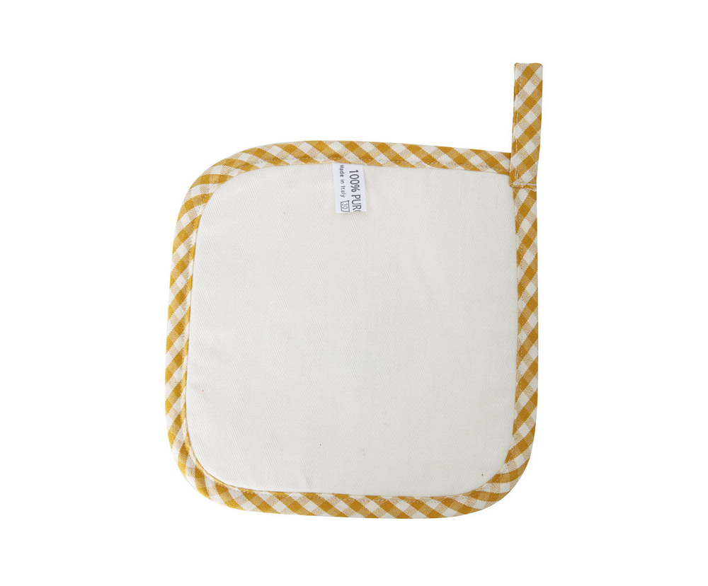 Комплект из двух прихваток 20х20 Old Florence Girasoli с желтым кантом Италия