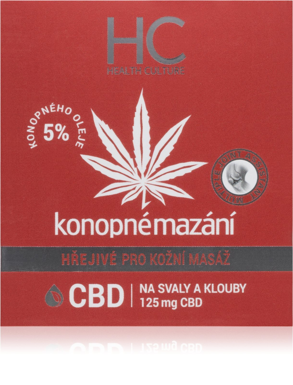 Health Culture CBD Hemp Lubrication Warm - массажный гель с конопляным маслом /   125  ml  / GTIN 8592620001335