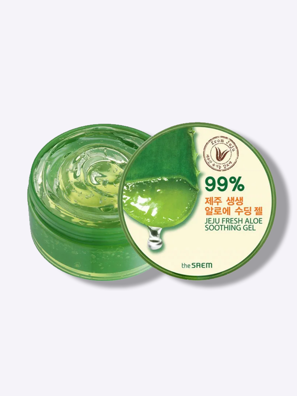 The Saem Jeju Fresh Aloe Soothing Gel 99% Гель с алоэ универсальный увлажняющий