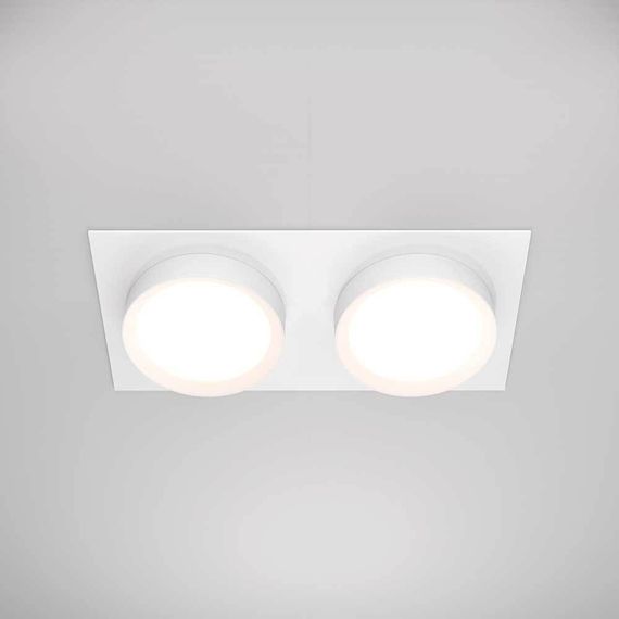 Встраиваемый светильник Maytoni Technical Hoop DL086-02-GX53-SQ-W