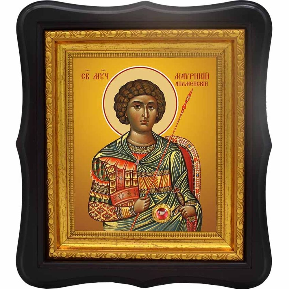 Маврикий Апамейский мученик. Икона на холсте.