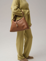 Кожаная сумка Azaro 30956 орех